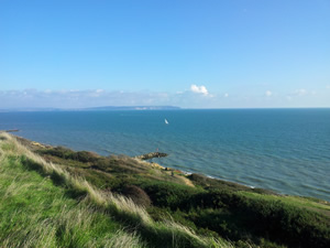 View from Barton-on-Sea